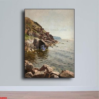 Tải file Tranh sơn dầu phong cảnh châu âu CA6933 (gốc) chủ đề hoa sen