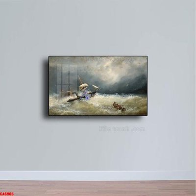 File gốc Tranh sơn dầu phong cảnh châu âu CA6965 (thiết kế) cho in ấn