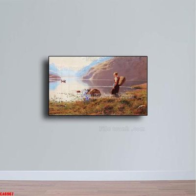 File PSD Tranh sơn dầu phong cảnh châu âu CA6967 (bản gốc) dễ dàng edit