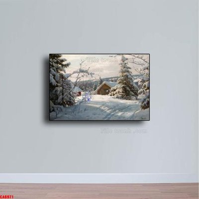 Mua file tranh gốc Tranh sơn dầu phong cảnh châu âu CA6971 tại Filetranh.com