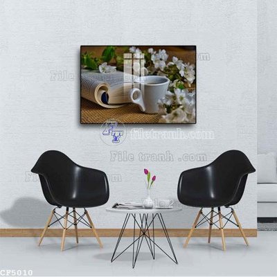 File in lụa File tranh treo quán cà phê CF5010 (phong cảnh) File tranh treo quán cà phê CF5010