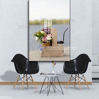 File tranh File tranh treo quán cà phê CF5013 (gốc) chủ đề thiên nhiên