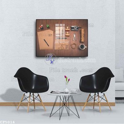 Tải file gốc File tranh treo quán cà phê CF5014 dùng cho in ấn