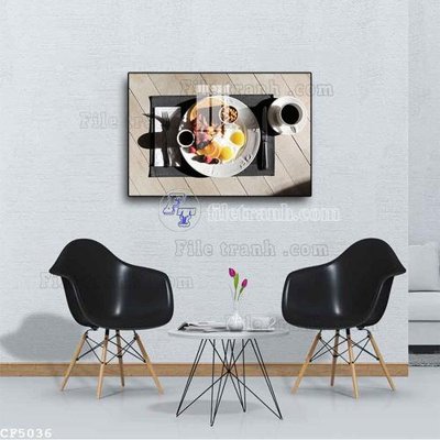 Download file gốc File tranh treo quán cà phê CF5036 (in lụa) cao cấp