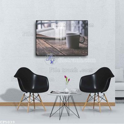 Hình ảnh file gốc File tranh treo quán cà phê CF5039 (chất lượng cao)