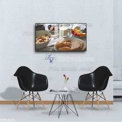 Chi tiết file tranh tráng gương File tranh treo quán cà phê CF5063 (ảnh gốc)