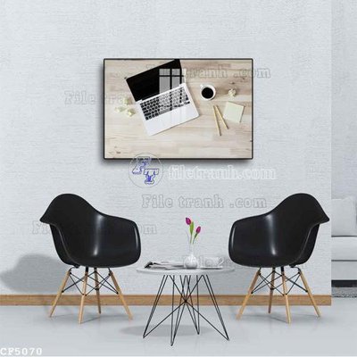 File gốc File tranh treo quán cà phê CF5070 (AI/EPS) cho in ấn