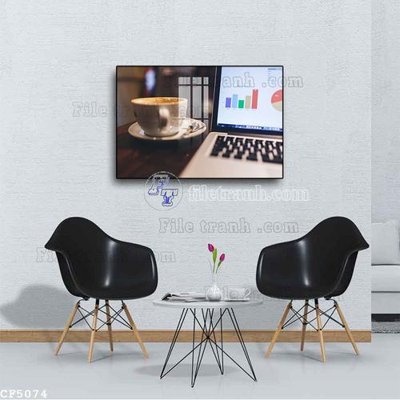Download file tranh PSD File tranh treo quán cà phê CF5074 để chỉnh sửa