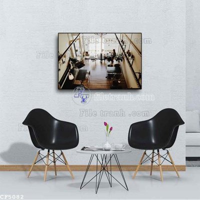 Tải xuống file tranh gốc File tranh treo quán cà phê CF5082 (PSD/TIFF)