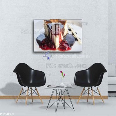 File gốc File tranh treo quán cà phê CF5099 (PNG) chất lượng cao