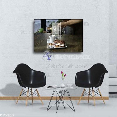 File gốc File tranh treo quán cà phê CF5103 (ảnh chi tiết) để in trần