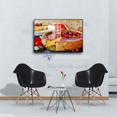 Hình ảnh file gốc in lụa File tranh treo quán cà phê CF5108