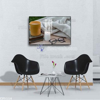 File tranh trang trí File tranh treo quán cà phê CF5114 (tải file gốc)