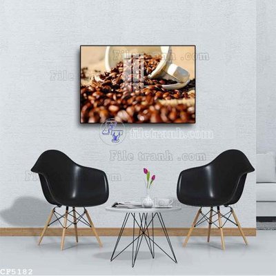 File in mica File tranh treo quán cà phê CF5182 (ảnh gốc) đẹp