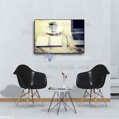 File gốc File tranh treo quán cà phê CF5202 (PNG) trong suốt (transparent)