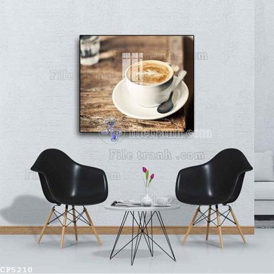 Hình ảnh gốc File tranh treo quán cà phê CF5210 (để in khổ lớn)