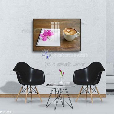 Mua file gốc File tranh treo quán cà phê CF5225 (PSD) tại Filetranh.com