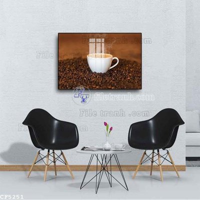 File in ấn File tranh treo quán cà phê CF5251 (bản gốc) từ file gốc