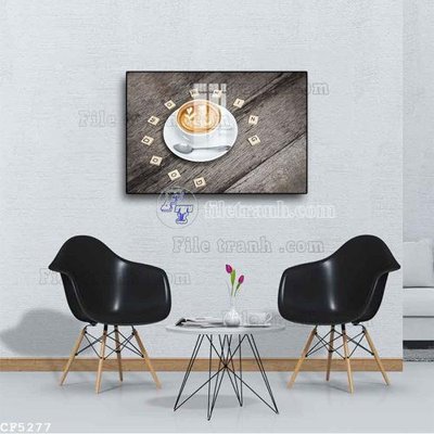 Mua file tranh gốc File tranh treo quán cà phê CF5277 tại Filetranh.com