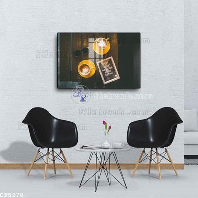 Tệp tin gốc File tranh treo quán cà phê CF5278 (chất lượng cao) File tranh treo quán cà phê CF5278