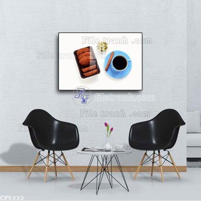 File in ấn File tranh treo quán cà phê CF5333 (bản gốc) chất lượng cao