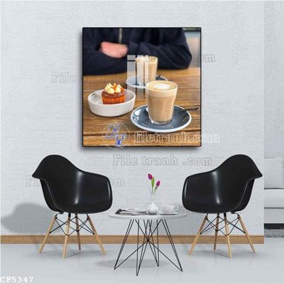 Tệp tin gốc File tranh treo quán cà phê CF5347 (dùng cho in ấn) chuyên nghiệp