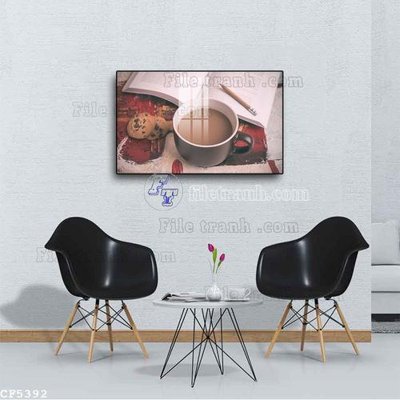 File in mica File tranh treo quán cà phê CF5392 (bản gốc) siêu trong