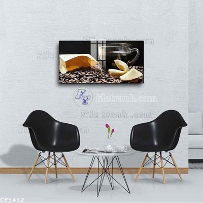 Download file gốc File tranh treo quán cà phê CF5432 (dùng cho in ấn)