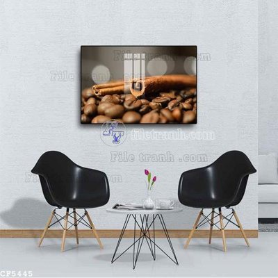 File gốc File tranh treo quán cà phê CF5445 (bản quyền) cho in ấn