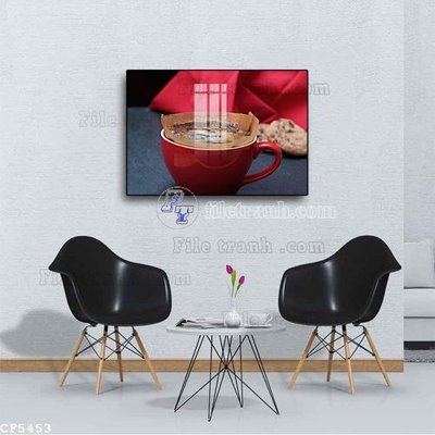 Tải file File tranh treo quán cà phê CF5453 (ảnh gốc) in tranh kính