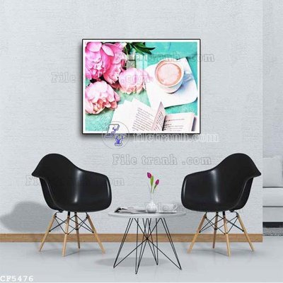 File ảnh gốc File tranh treo quán cà phê CF5476 (chuyên in mica)