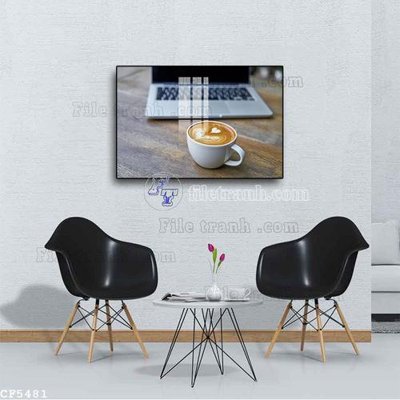 File ảnh gốc File tranh treo quán cà phê CF5481 (chuyên in mica)