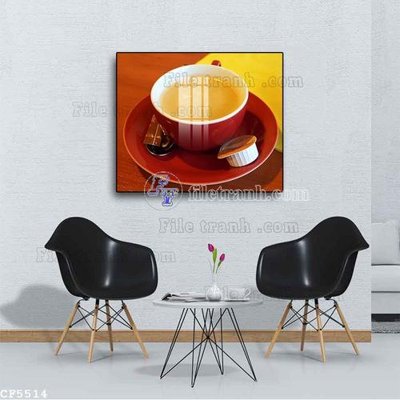 Tải file File tranh treo quán cà phê CF5514 (gốc) chủ đề phong thủy