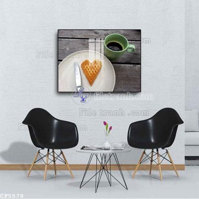 File tranh File tranh treo quán cà phê CF5578 (gốc) chủ đề thiên nhiên