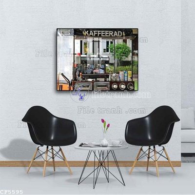 Download file ảnh gốc File tranh treo quán cà phê CF5595 để in ấn