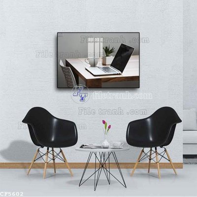 File tranh File tranh treo quán cà phê CF5602 (gốc) in vải canvas