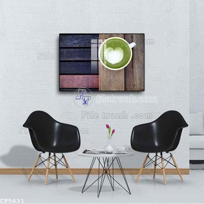 File tranh File tranh treo quán cà phê CF5631 (gốc) chủ đề thành phố