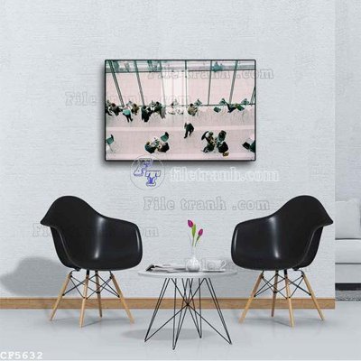 Tải file gốc File tranh treo quán cà phê CF5632 (in khổ lớn) quảng cáo