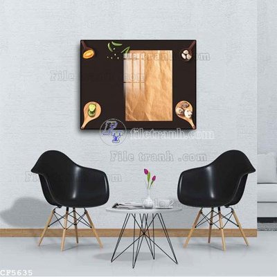 File tranh File tranh treo quán cà phê CF5635 (gốc) chủ đề tĩnh vật