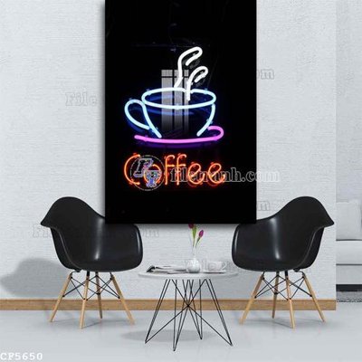 File ảnh gốc File tranh treo quán cà phê CF5650 (chuyên in mica)