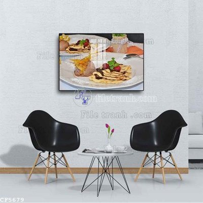 File tranh File tranh treo quán cà phê CF5679 (gốc) chủ đề trừu tượng