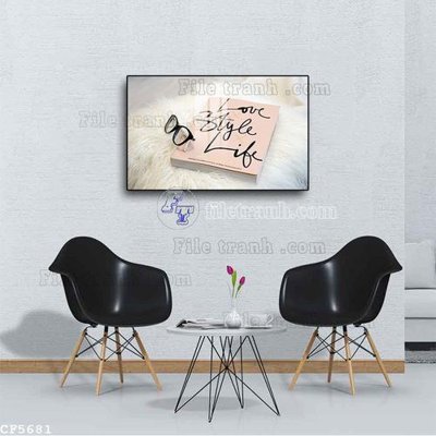 Tải file gốc File tranh treo quán cà phê CF5681 (in khổ lớn) không vỡ