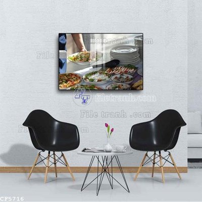 File gốc File tranh treo quán cà phê CF5716 (vector) cho in ấn