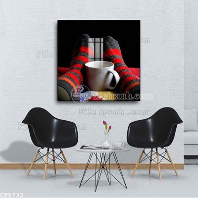 Tải file File tranh treo quán cà phê CF5733 (ảnh gốc) in tranh kính