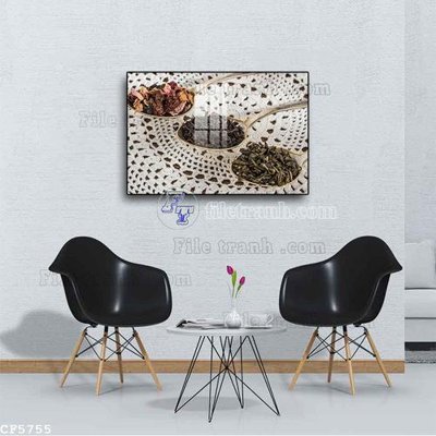 File PSD File tranh treo quán cà phê CF5755 (chất lượng in ấn)