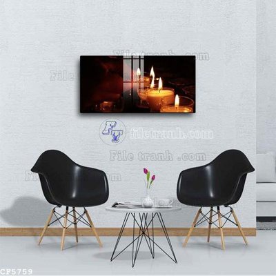 File ảnh File tranh treo quán cà phê CF5759 (gốc) in biển hiệu