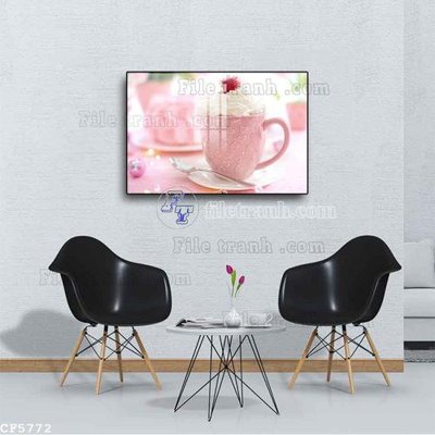 File tranh File tranh treo quán cà phê CF5772 (bản gốc) treo phòng ăn