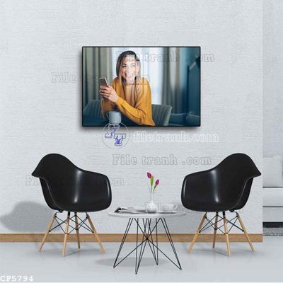 Download file File tranh treo quán cà phê CF5794 (gốc) in mica đèn LED