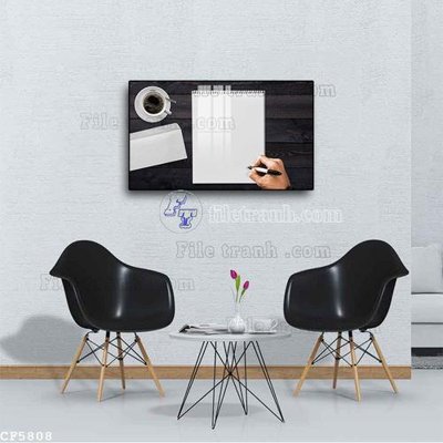 File in ấn cao cấp File tranh treo quán cà phê CF5808 (file gốc)