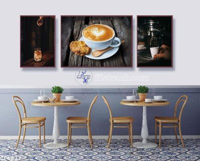 File ảnh File tranh treo quán cà phê CF5822 (gốc) in Hiflex
